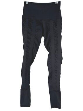 Sweetflexx Resistance Leggings Size 4 Black Stretch Polyester Spandex PT-2797